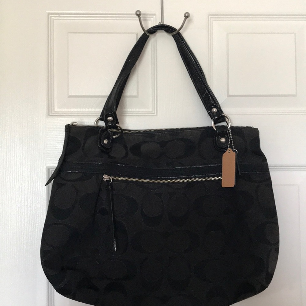 Large authentic Coach tote